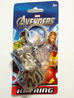 Avengers Marvel Heroes Incredible Hulk 3D 3 Pewter Keychain / Keyring