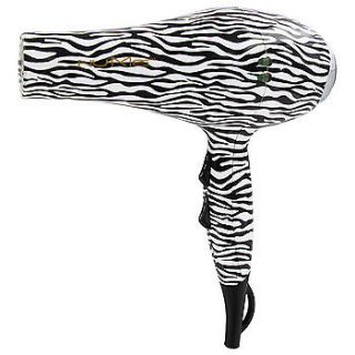 new pro ionic hair blow dryer white zebra by nume