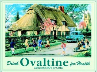 new drink ovaltine for health trevor mitchell tin sign more