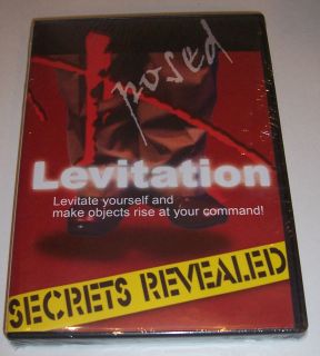 Xposed Levitation Secrets Revealed DVD Magic Magician Trick Close Up 