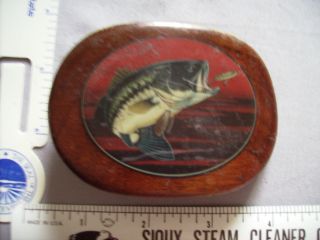 Fish Trout Fly Fishing Engraved D Larison 371/500 Vintage Belt 