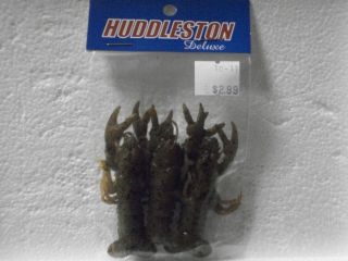 Huddleston Deluxe unrigged Huddle Bug 3 per pk Hand Painted Mudbug
