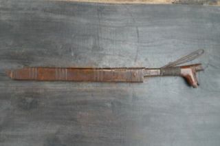 NATIVE WEAPON SWORD Parang Jimpul Borneo Artifact Butcher Knife Blade 