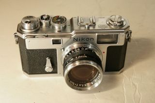 nikon s3 rangefinder camera body w 5cm f1 4 lens