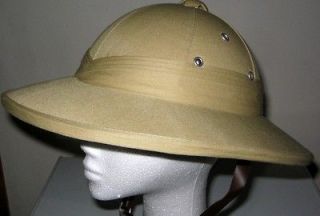 khaki pith helmet safari jungle 70s hunting costume hat from australia 