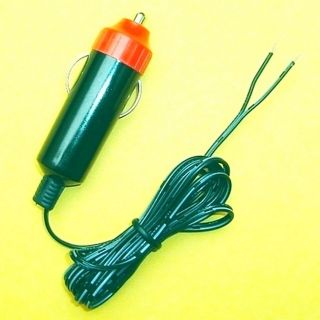 Universal car cigarette lighter power plug and 1 meter lead wire