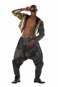 Adult MC Hammer Halloween Holiday Costume Party (Size Adult standard)