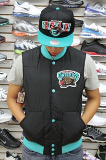 Vancouver Grizzlies Black Teal Red Glacial White NBA Mitchell & Ness 