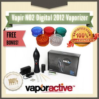  NO2 Digital 2012 Portable Handheld Vaporizer + FREE GRINDER & MORE