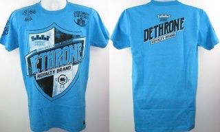 dethrone royalty turquoise shield t shirt new