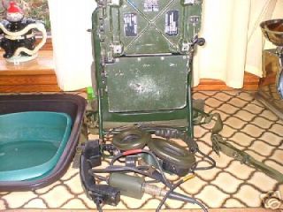 clansman military prc351 vhf manpack in working order  136 