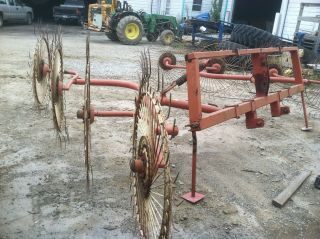 vicon 8 wheel 3 point hay rake works will ship