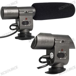 SG 108 3.5mm Stereo Microphone for DSLR Camera Nikon Canon JVC DV 