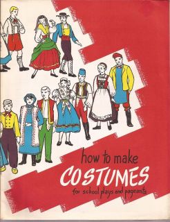 1946 vintage pattern booklet how to make costumes time left