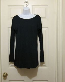 New Vince Modal Cotton Boyfriend Tunic T shirt M Long Sleeve Oversized 