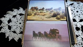 Vintage 1970 Wells Fargo SF Double Deck Stage Coach Playing Cards 