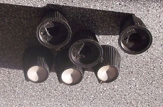 vintage sunn by fender usa knobs set of six 1980s  32 18 0 
