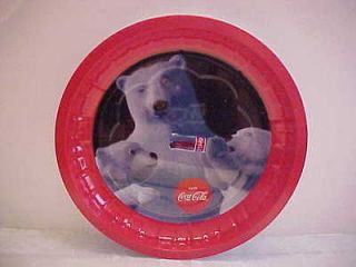 coca cola 8 tray dish polar bear cuba drinking coke