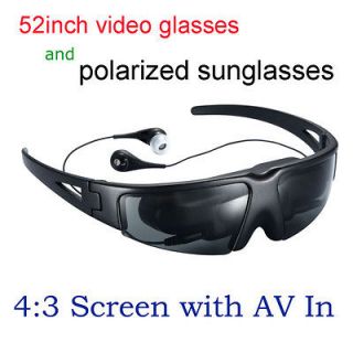 52 inch Virtual Private Cinema Theater Digital Video Eyewear Glasses 