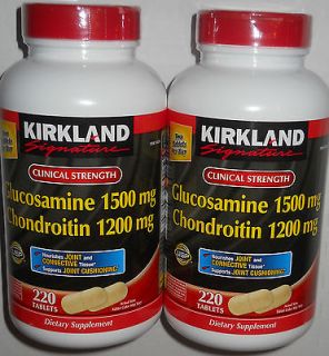Kirkland Signature Glucosamine Chondroitin Clinical Strength 440 