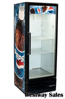   Air MT 12 Glass Door Cooler Merchandiser Refrigerator Pepsi Graphics