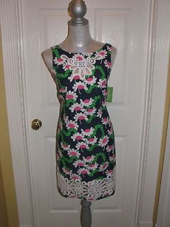 lilly pulitzer mariana dress 16 nwt bright navy yum yum