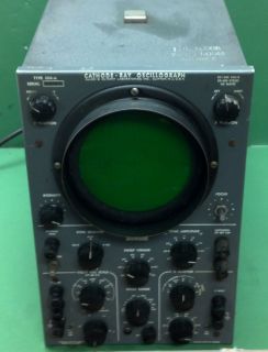 du mont type 304 a cathode ray oscillograph time left