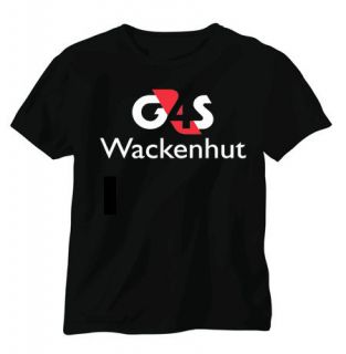 wackenhut g4s security company t shirt size s m l