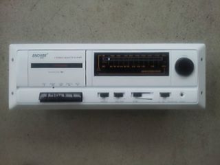   VOLT STEREO AM FM RADIO CASSETTE PLAYER RECESS WALL MOUNT WHITE IN BOX