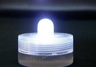 10 Submersible Battery LED Lights ~WHITE~Tea Wedding Centerpiece