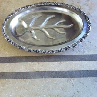 vintage english silver mfg corp silver plated serving tray or platter