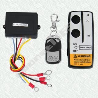 12V Winch Wireless Remote Control Kit for Truck Jeep ATV Warn Ramsey