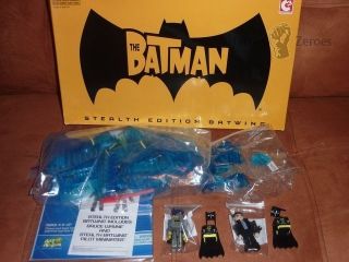   Stealth Batwing Complete with Pilot Batman Repaint & Bruce Wayne