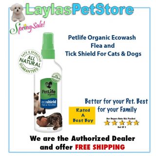   Organic Ecowash Flea and Tick Shield For Cats & Dogs Authorized Dealer