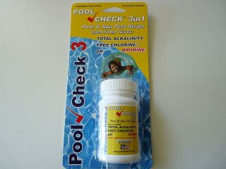   Pool & Spa Water Check 3 Way Hot tubs Whirlpools Easy 3in1 Test Kit