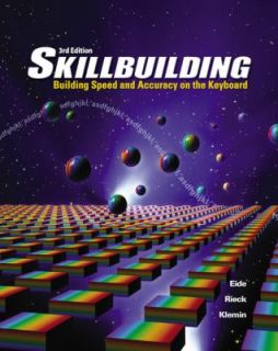  Speed and Accuracy on the Keyboard by V. Wayne Klemin, Carole H 