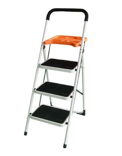 step multi purpose steel ladders with paint tray time
