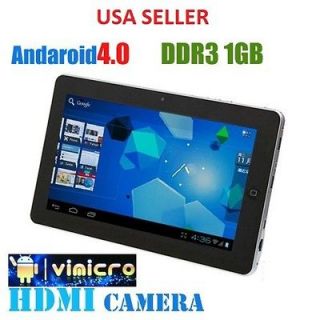   ANDROID 4.0 TABLET 16GB BUNDLE WIFI HDMI LAPTOP PC FLASH PLAYER 11.1