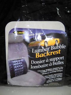 lumbar bubble backrest ortho series black new 