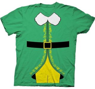 new authentic elf the movie buddy the elf costume t shirt