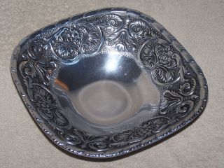 Wilton Armetale William and Mary 9 1/4 Square Bowl   NWT