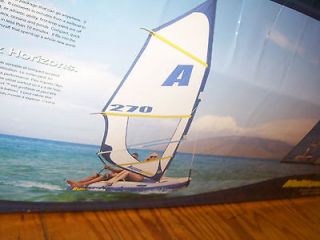 inflatable paddle board sail boat windsurfer towable aqua glide 270
