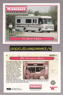 WINNEBAGO TEST TRACK Grounds Brave/Itasca Sunrise RV CAMPER 1994 