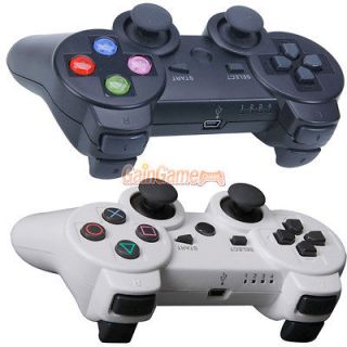 wireless bluetooth controller for sony ps3 white black color key
