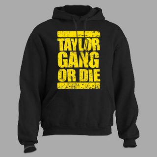 taylor gang or die hoodie wiz khalifa rap hip hop large