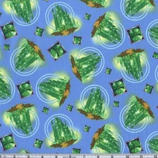 wizard of oz fabric the emerald city on blue time