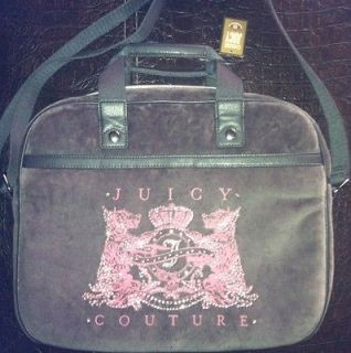 juicy couture laptop case bag grey and pink nwt