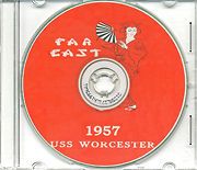 uss worcester cl 144 1957 westpac cruise book cd rare