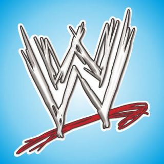 WWE LOGO bedroom wrestling wall STICKER PACK, SMALL x10 or LARGE x6 