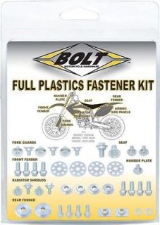 Bolt Full Plastic Fastener Kit. Yamaha YZ 125 YZ125 / YZ 250 YZ250 